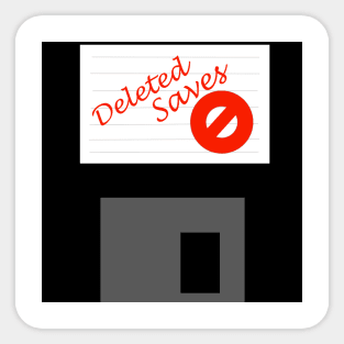 Deleted Saves Sticker